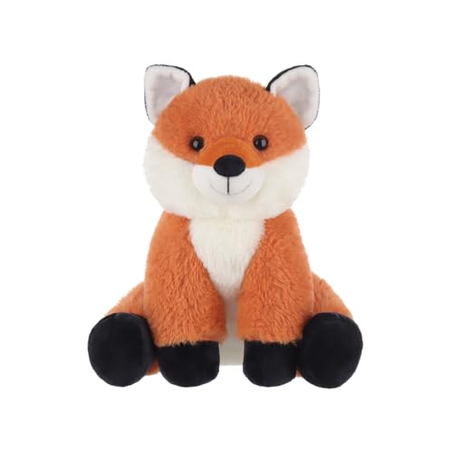 Image of Apricot Lamb Toys Plush Fox Stuffed Animal Soft Cuddly Perfect for Girls Boys Yellow Fox