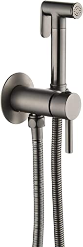 Pulvérisateur de bidet à main pour toilettes ensemble mural en laiton avec douchette