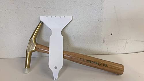 Special Nailer Package For Decorative Nails. C.S. Osborne & Co. No. 36 - Nylon Tip Magnetic Hammer + No. 777 - Quick Nailer - Patented