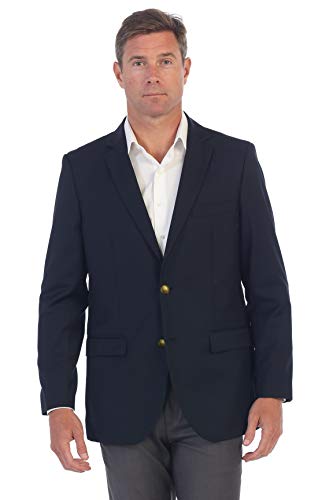 Gioberti Mens Formal Navy Blazer Jacket, Size 44 Regular