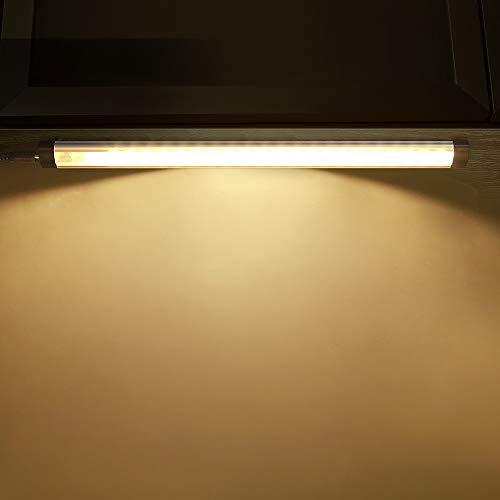 Albrillo Dimmable Remote Control LED Under Cabinet Lighting (6-Bar-Kit, Warm White 3000K)
