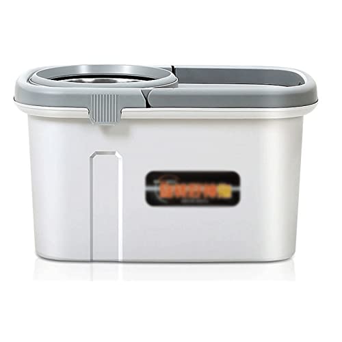 Seau de nettoyage ménager microfibre seau rotatif balai franges acier inoxydable
