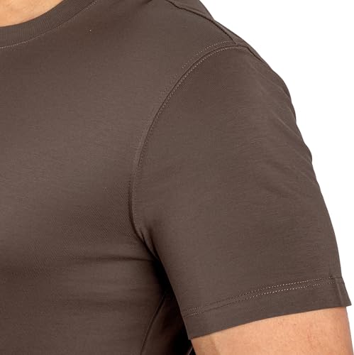 Mens T-Shirt - Shrink Free Soft Fitted Premium Tshirts – 100% Supima Cotton Short Sleeve2