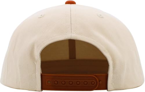 Image of KBETHOS Classic Snapback Hat Blank Cap Underbrim Cotton Wool Blend Flat Visor Adjustable Unisex