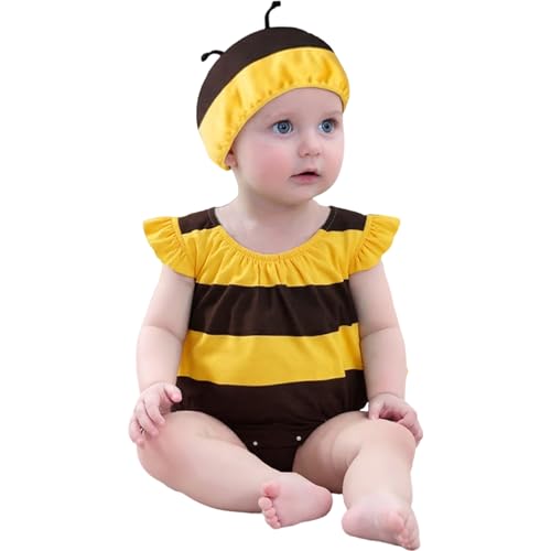 Disfraz de abeja para bebé de algodón con gorro m 3