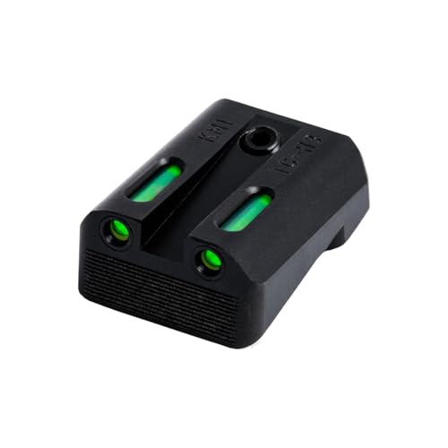 Image of TRUGLO TFX Handgun Sight | Durable Shock-Resistant Compact Brightly Glowing Tritium & Fiber-Optic Xtreme Day /Night Sight for Handguns