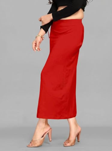 Image of ALYNE Blended Saree Shapewear Petticoat for Women, Women's Blended FullElastic with Drawstring Saree Shapewear, Skirts for Women,Shape Wear Dress for Saree
