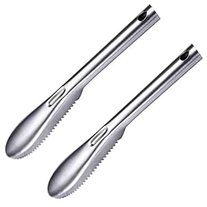 2 stuks Vis Ontkalker Cleaning Tools Vis Schaal Remover 304 Rvs Vis Scaler Borstel Vis Ontkalken Tool voor Snelle Weegschalen peeling