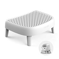 CATLINK Treppe für Open-X, 20 cm Einstiegshöhe, geeignet für Seniorenkatzen und Kätzchen, rutschfestes Design mit Streu-Auffanggitter, reduziert Streu vor der Toilette, leicht zu reinigen, Weiß