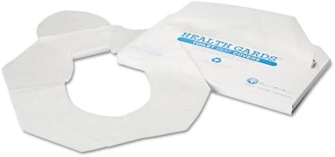 Co. HG2500 Health Gards Toilet Seat Covers44; Half-Fold44; White44; 250/Pack44; 10 Boxes/Carton