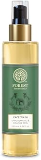 Forest Essentials Ayurvedic Purifying Face wash with Sandalwood & Orange Peel | For All Skin Types | Sulphate Free | Paraben Free