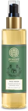 Forest Essentials Facial Cleanser Sandalwood & Orange Peel 130ml (Face Wash)