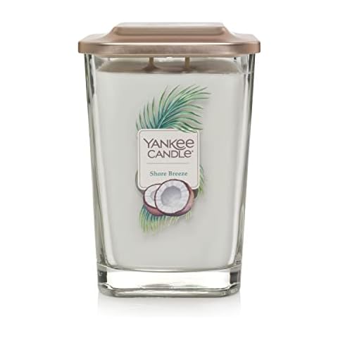 YANKEE CANDLE - Vela Cuadrada de 2 mechas con Tapa de Plataforma Cover