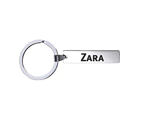 Preisvergleich Produktbild MC Living Schlüsselbund Mit Namen - Zara - Rostfreier Stahl