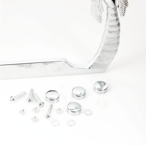 Palm Tree License Plate Frame,Beach License Plate Frame,Hawaiian License Plate Frame,Cute License Plate Frames For Women,Chrome License Plate Frame #TOP2