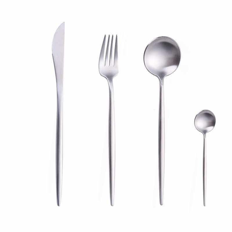 Juego de cubiertos elegantes de 24 piezas para vestir tu mesa de diario o cena especial