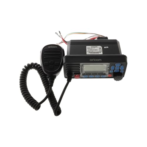 Oricom MX1100G VHF DSC Fixed Mount Marine Radio with Built in GPS Receiver - IPX7 Waterproof Construction, Digital Selective Calling (DSC), Alert, Distress Message