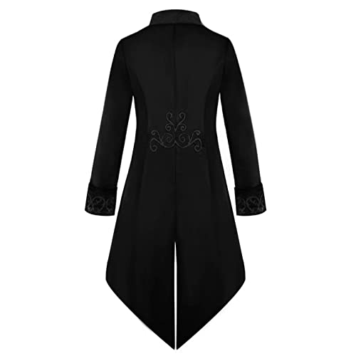 Uniforme médiéval brodé veste gothique victorienne de qualité - 3