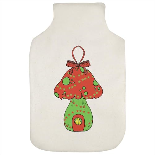 'Toadstool Christmas Ornament' Hot Water Bottle Cover (HW00038261)