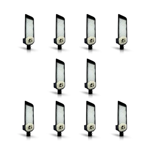 Image of D'Mak LED Street Light White Focus with Lens Waterproof IP65 for Outdoor Purposes (Pack of 10, 100W LED Street Light)