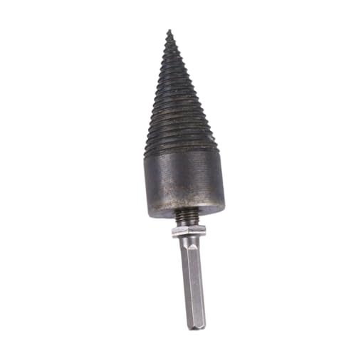 Toddmomy Herramienta de Corte para Leña con Mango Hexagonal Antideslizante Brocas de Acero Endurecido para Taladro Eléctrico para Astillar Troncos Casa