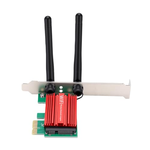 Tarjeta PCIE WiFi 600Mbps Doble Banda, Adaptador Inalámbrico 2.4GHz y 5GHz para PC de Escritorio, Baja Latencia, Punto de Acceso Móvil, Compatible con Windows 7/8/10/11 miniatura 7