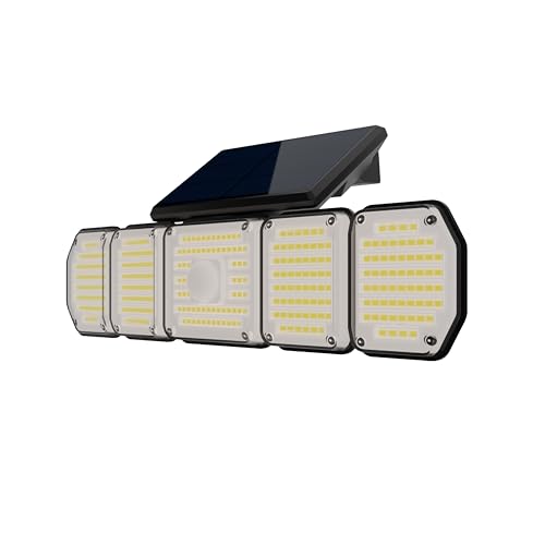 Image of Dylect Solar Flood Light Outdoor 40W | Long 14Hr Runtime, Powerful 4000mAh Battery, 850 Lumens | Solar Light for Garden, Balcony, Home & Shop Entrance | IP65 Waterproof with Remote | ₹0 Power Cost