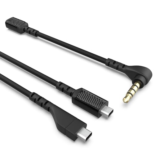 Cable compatible con SteelSeries Arctis 3, 5, 7 Cabezal miniatura 1