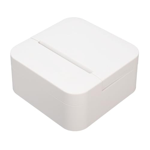 Image of Portable Thermal Printer Mini Printer 203 Dpi High Resolution Rechargeable Pocket Printer with 5 Rolls Paper for Students Office Home Use ABS Material