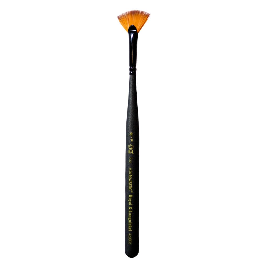 Royal & Langnickel Series 4200 Mini-Majestic Brushes 20/0 Fan