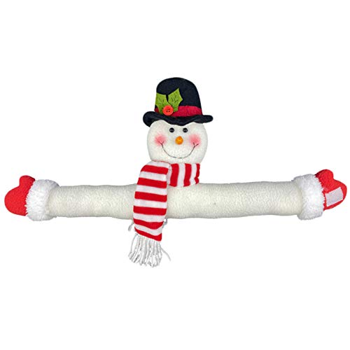Eastdall Cortina De Desenho Animado,Cortina de Natal Fivela Decorações de janela de Natal