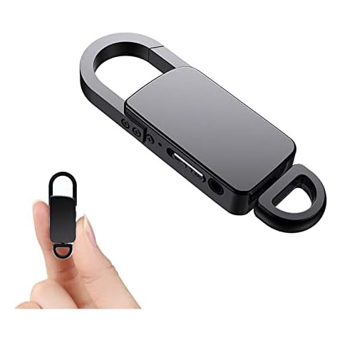 64 GB Mini-Diktiergerät, Schlüsselanhänger, Audio-Diktiergerät, klein Cover