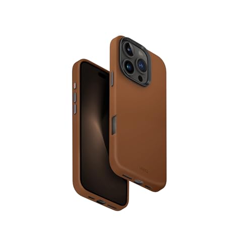Coque iPhone 16 Pro UNIQ Lyden Caramel compatible MagClick 6,3 pouces