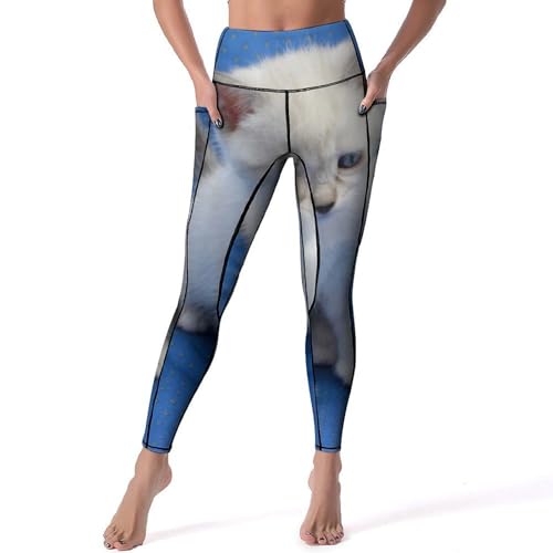 Leggings pour fitness gym Chaton Et Chiot taille haute avec maintien optimal S