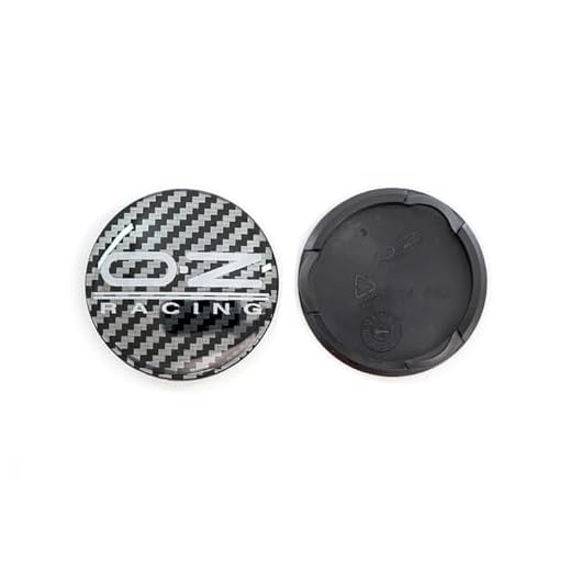 Aamron 4pcs Car Wheel Center Caps for M582 OZ Racing 55mm 52mm Dustproof and Rustproof Hub Cap Cover Car Accessories,A-E