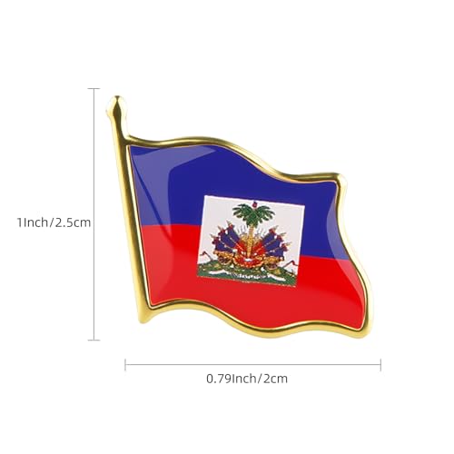 Image of Country Flag Brooch Metal Alloy Souvenir Pin Shirt Hat Backpack Jewelry Accessories Decoration Party Christmas Gift Badge International Travel Pin