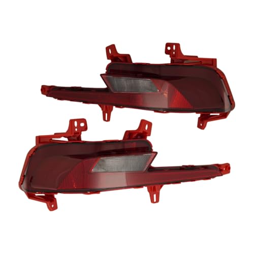 KarParts360 For Hyundai Elantra 2019 2020 Back Up Light Assembly Driver And Passenger Side | Pair | CAPA | Red Lens | In Bumper | HY2882103, HY2882103C, HY2883103, HY2883103C | 92405F2500, 92406F2510