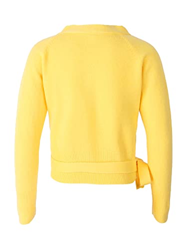 Hularka Kids Girls Long Sleeve Ballet Wrap Tops Leotard Dance Sweater Gymnastics Cardigan Coat Ballerina Dancewear2