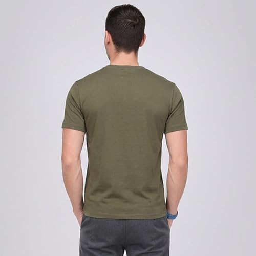 Image of AMUL COMFY Men's Cotton Plain Round Neck Half Sleeve Casual T-Shirts