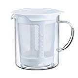 HARIO(ハリオ) だしポット 実用容量 600ml 出汁 電子レンジで簡単 手作り ホワイト 日本製 プレゼント ギフト 贈り物 DP-600-W