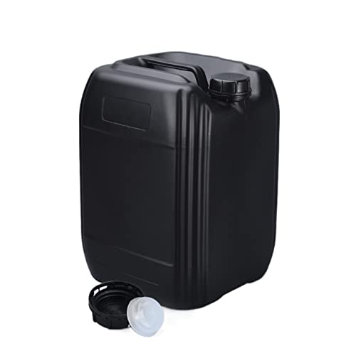 ZQKJLH 25L Bidon Essence Jerrican en Plastique pour Essence Empilable Bidon à Eau bidons pour carburants réservoir pour climatisation/Camping/Camping-Car 5 gallons