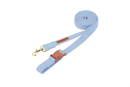 BODDLELANG 6 ft Dog Leash for Small Dogs No Pull Heavy Duty Dog Leash for Medium Dogs Hands Free Puppy Dog Training Leash Dog Leads for Walking and Outdoor Dog Run Accessories (6ft. 4/5' Sky Blue)