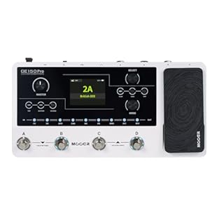 Mooer GE150 Pro Guitar Multi-Effects Processor Pedal Features Designed based on MOOER's updated GE series design language Four multi-purpose footswitches for browsing presets and triggering a wide range of functions Multi Effects Multi Effects
