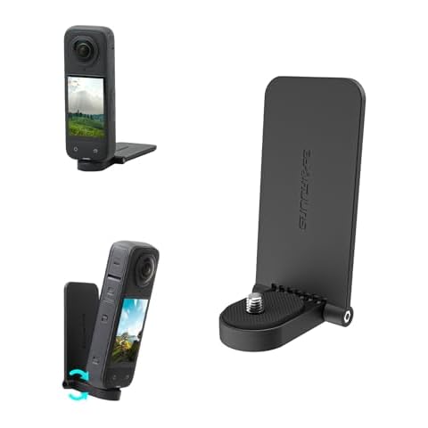 BEHORSE Magnetic Mount Stand for Insta360 X4/X3/X/GO 3/GO 2/DJI Pocket 3, with 1/4 Screw Tabletop Base Holder Bracket Camera Accessories Cover