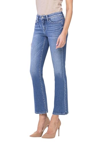 Flying Monkey Low Rise Slim Bootcut Jeans Medium Blue F5165-294