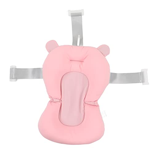 Image of Baby Bath Seat Cushion, Floating Bath Support Mat Foldable Adjustable Infant Bath Supporter Newborn Bathtub Seat Cushion Nonslip Baby Bathtub Mat Baby Tub Pillow for 0‑12 Months