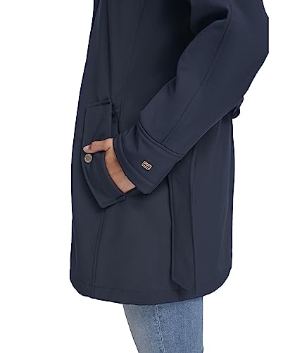 Image of Tommy Hilfiger mens Belted Softshell Jacket