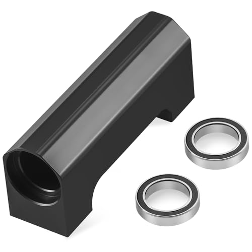 MORLORDY RC Driveshaft Support Basher Block with 2 Bearings for 1/5 X-MAXX 6S 8S RC Car Truck Upgrade Part (Black)
