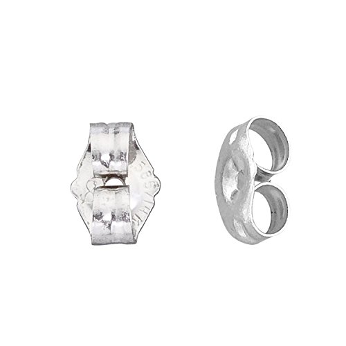 Jewelry Finding - 14K White Gold Small Earring Backs by In Gifts
