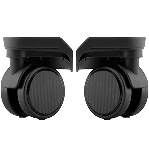 Luggage Wheel,Luggage Suitcase Wheels, 360 Degree Swivel Luggage Mute Wheel Suitcase Replacement Repair Wheels Parts Spinner (W369#)